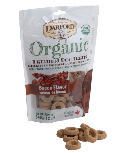 Darford Organic Premium Bacon Flavor Dog Treat - Bacon - 12 oz