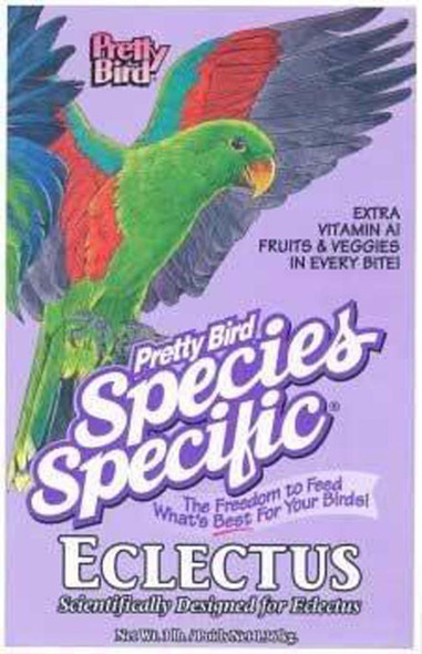 Pretty Bird International Species Specific Eclectus Pelleted Bird Food - 8 lb