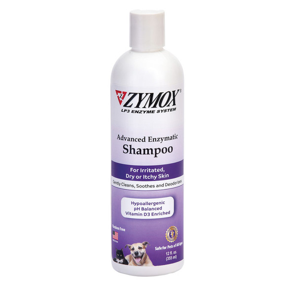 Zymox Advanced Enzymatic Shampoo for Dry or Itchy Skin - 12 oz