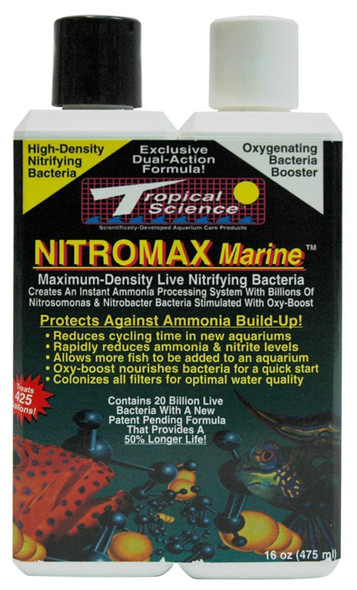 Tropical Science Laboratories Nitromax Marine Biological Conditioner - 16 fl oz