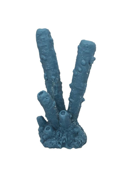 Weco Products South Pacific Coral Tube Sponge Ornament - Blue - MD