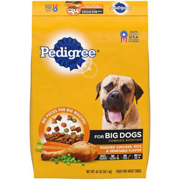 Pedigree Complete Nutrition for Big Dogs Large Breed Adult Dry Dog Food - Roasted Chicken