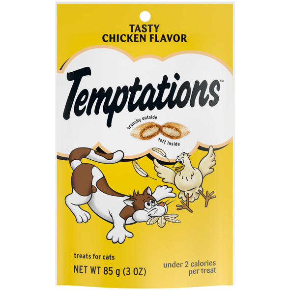 Temptations Classics Crunchy & Soft Adult Cat Treats - Tasty Chicken - 3 oz