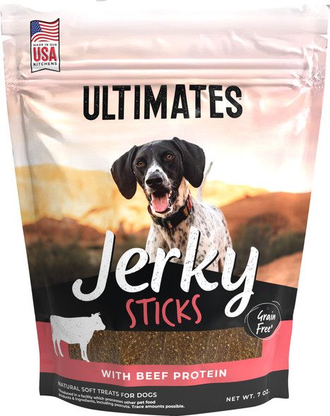 Ultimates Jerky Sticks Dog Treats - Beef - 7 oz