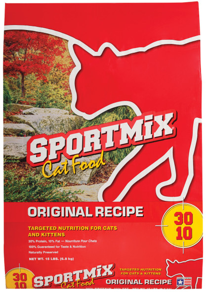 SPORTMIX Original Dry Cat Food - Chicken Meal - 15 lb