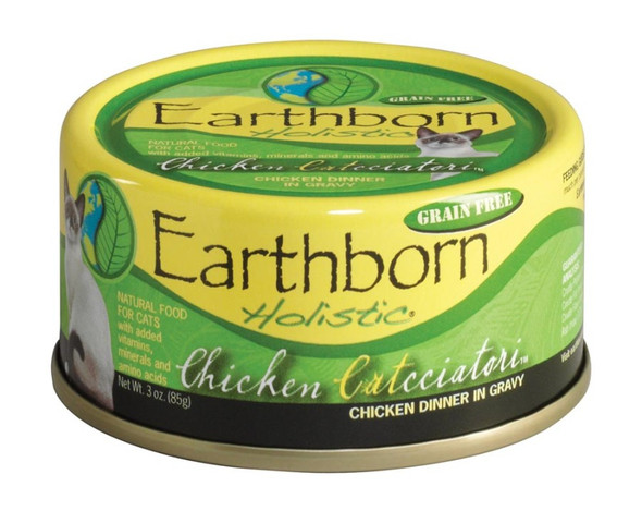 Earthborn Holistic Grain Free Chicken Catcciatori Wet Cat Food - 3 oz