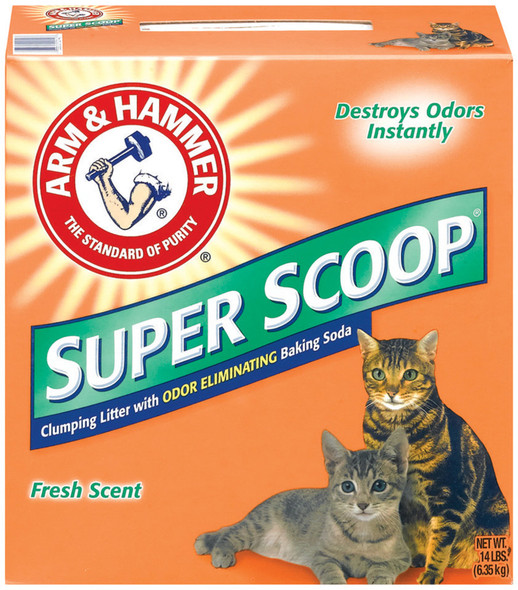 Arm & Hammer Super Scoop Clumping Cat Litter - 14 lb