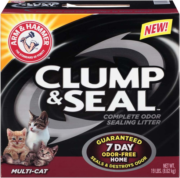 Arm & Hammer Clump & Seal Multi-Cat Cat Litter - 19 lb