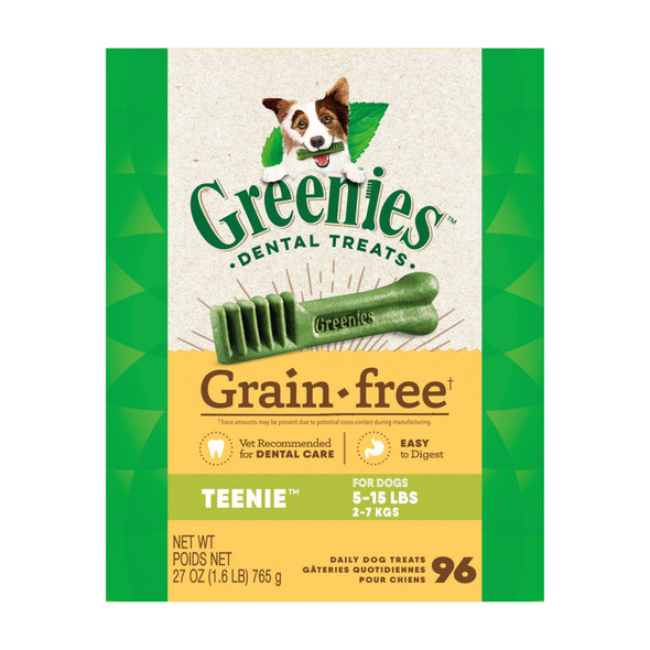 Greenies Grain Free Dog Dental Treats - Original - 27 oz - 0463