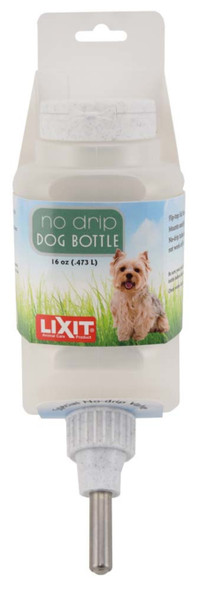 Lixit Top Fill Dog Water Bottle - White - 16 oz