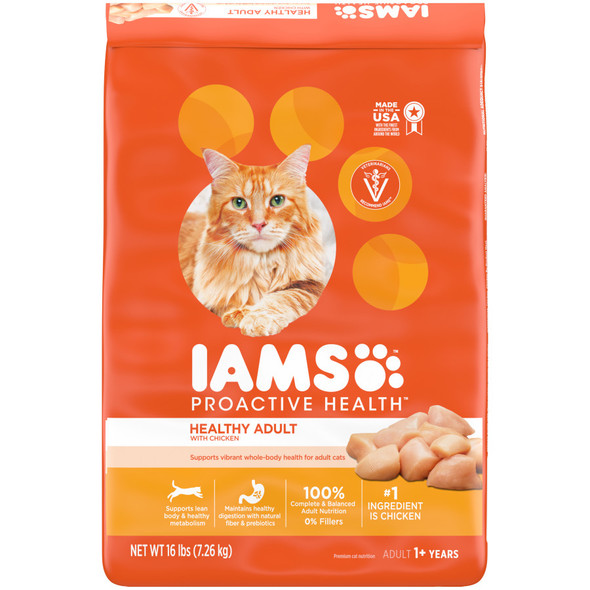 IAMS Proactive Health Adult Dry Cat Food - Chicken - 16 lb