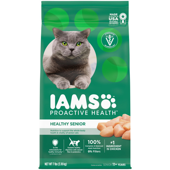 IAMS Proactive Health Senior Dry Cat Food - Chicken - 7 lb