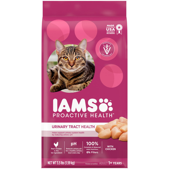 IAMS Proactive Health Urinary Tract Health Adult Dry Cat Food - Chicken - 3.5 lb