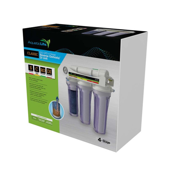 Aquatic Life Classic 4-Stage Reverse Osmosis/Deionization System