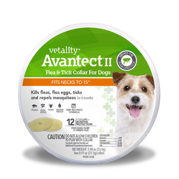 Vetality Avantect II for Dogs & Advotect II for Cats Flea and Tick Slant Back Display - 30 ct