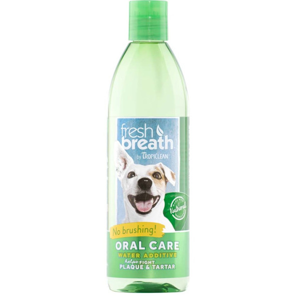 TropiClean Fresh Breath Oral Care Water Additive for Dogs - 16 fl oz