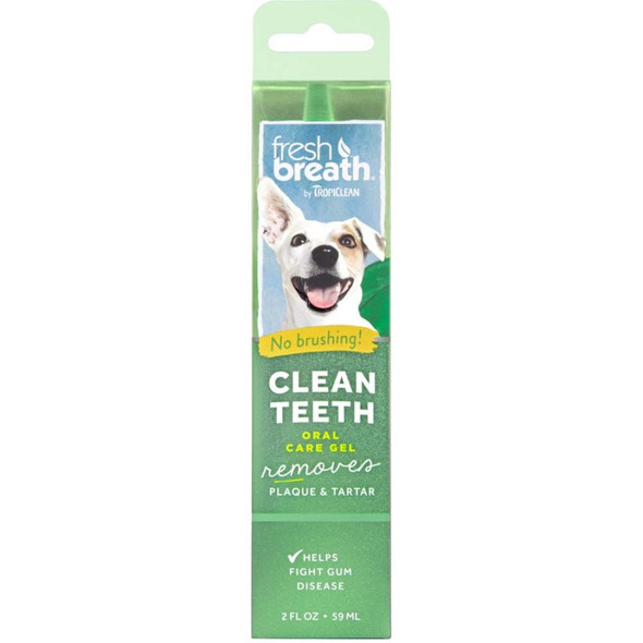 TropiClean Fresh Breath Oral Care Gel for Dogs - 2 oz