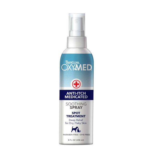 TropiClean OxyMed Anti Itch Spray - 8 fl oz