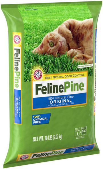 Feline Pine Original Non-Clumping Cat Litter - 20 lb