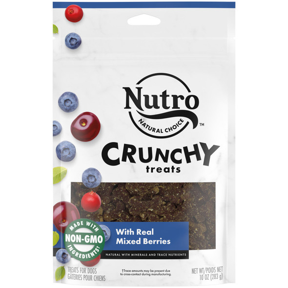 Nutro Products Crunchy Dog Treats - Mixed Berry - 10 oz