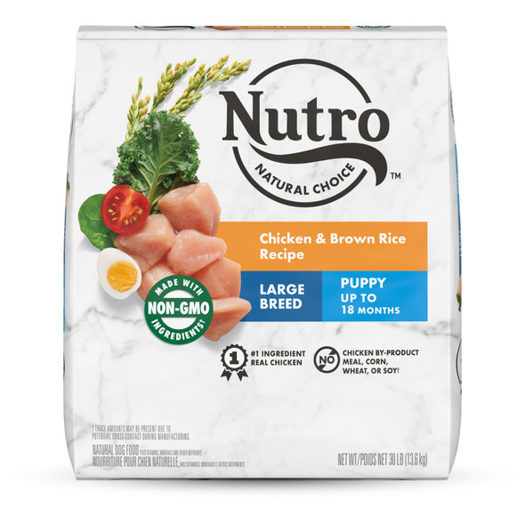 Nutro Products Natural Choice Large Breed Puppy Dry Dog Food - Chicken & Brown Rice - 30 lb
