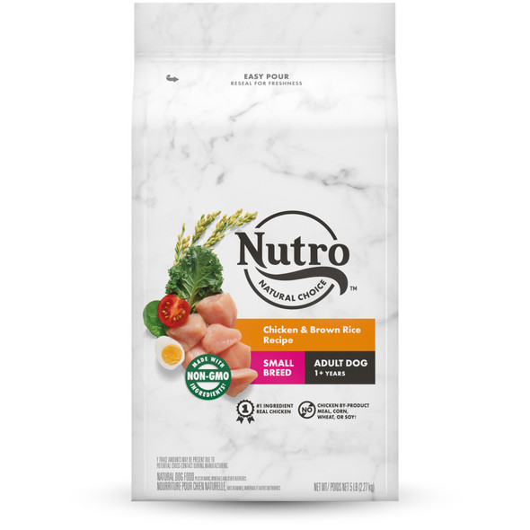 Nutro Products Natural Choice Small Breed Adult Dry Dog Food - Chicken & Brown Rice - 5 lb