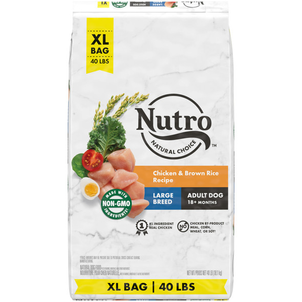 Nutro Products Natural Choice Large Breed Adult Dry Dog Food - Chicken & Brown Rice - 40 lb