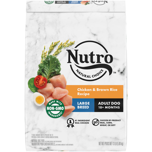 Nutro Products Natural Choice Large Breed Adult Dry Dog Food - Chicken & Brown Rice - 13 lb