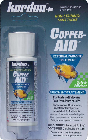 Kordon Copper Aid External Parasite Treatment - 2 fl oz