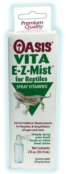 Oasis VITA E-Z-Mist Vitamins Spray for Reptiles - 2 fl oz