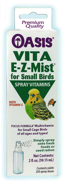 Oasis VITA E-Z-MIST Multivitamin Spray for Small Birds - 2 fl oz