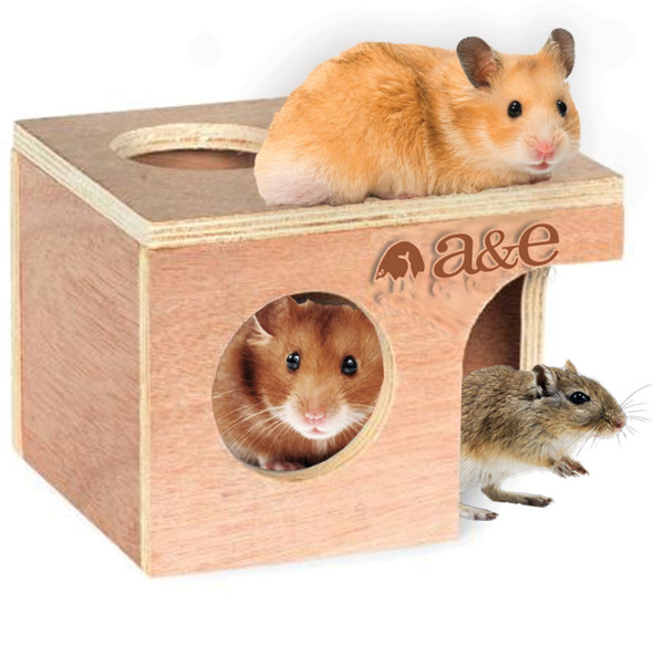 A & E Cages Small Animal Hut - Gerbil