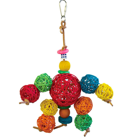 A & E Cages Happy Beaks Have A Ball Bird Toy - One Size