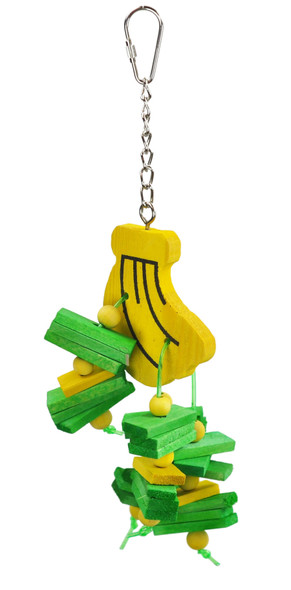 A & E Cages Banana Bird Toy