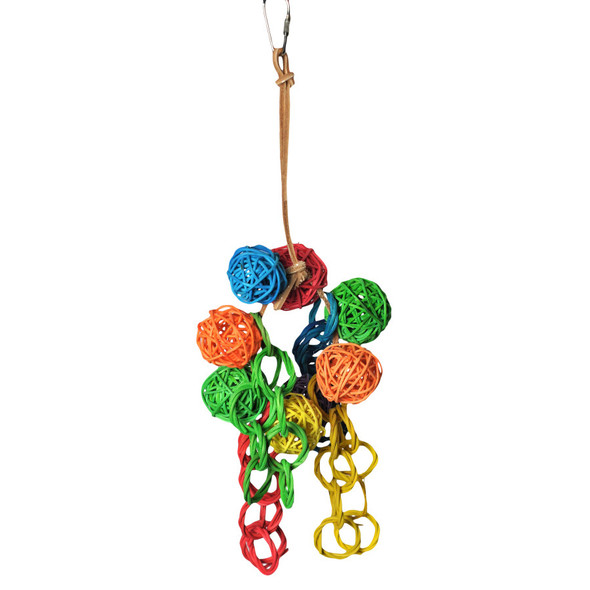 A & E Cages Happy Beaks Vine Foraging Balls Bird Toy - MD