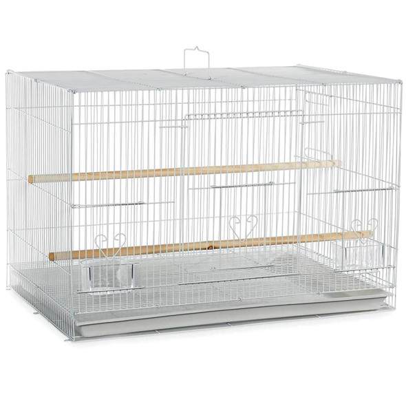 A & E Cages Flight Cage - White - 24In X 16 in
