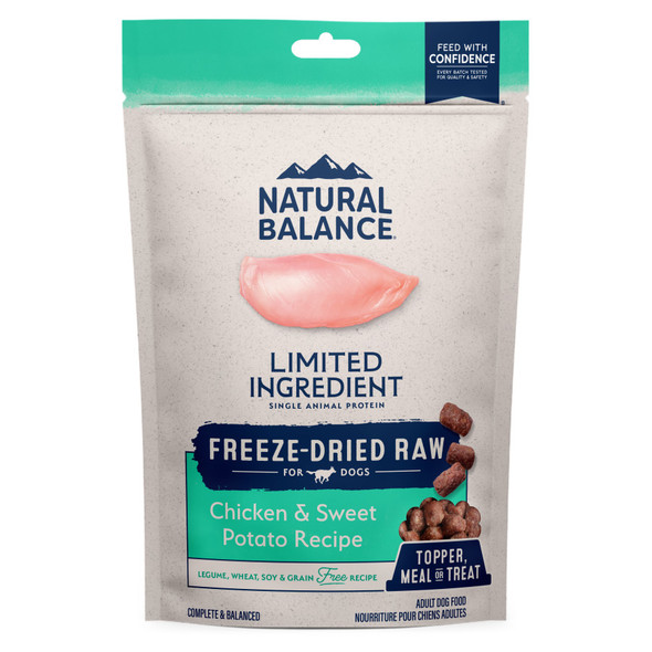Natural Balance Pet Foods L.I.D. Freeze Dried Dog Food - Chicken & Sweet Potato - 6 oz