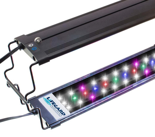 Lifegard Aquatics Full Spectrum LED Light Fixture - Black - 24 in
