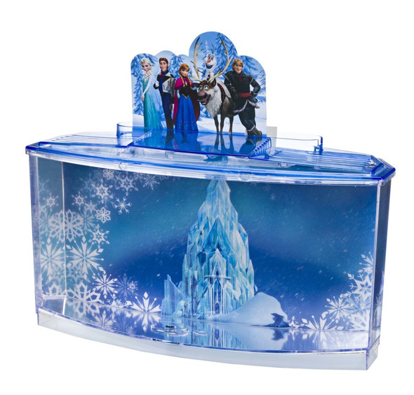 Disney Frozen Themed Betta Fish Tank - Multi-Color - 0.7 gal
