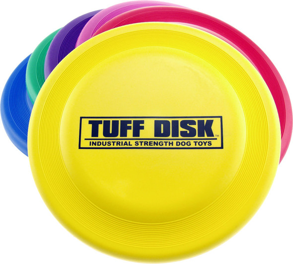 Petsport USA Tuff Disk Dog Toy - Assorted - 9 in