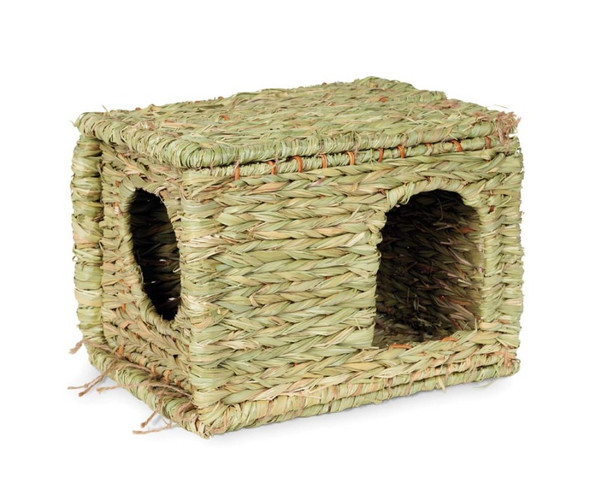 Prevue Pet Products Grass Hut for Small Animals - Mat Green - LG