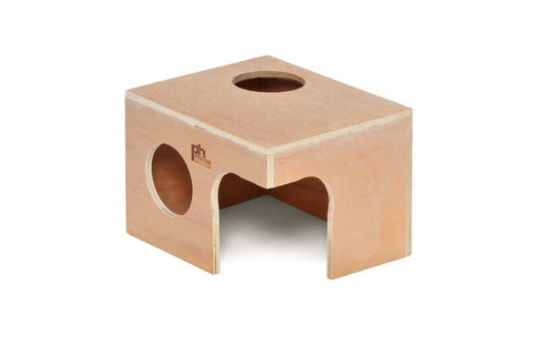 Prevue Pet Products Wood Rabbit Hut - Natural Hardwood - XL