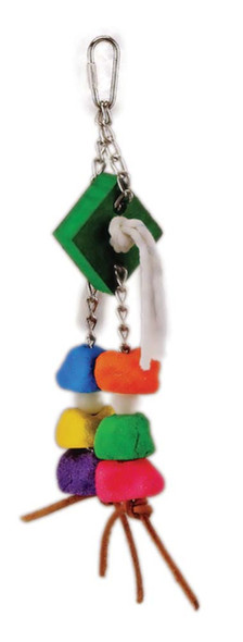 Prevue Pet Products Cosmic Crunch Comet Bird Toy - Multi-Color - 1.25 In X 7 in