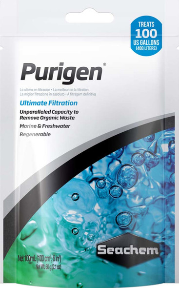 Seachem Laboratories Purigen Organic Resin Filter - 100 ml