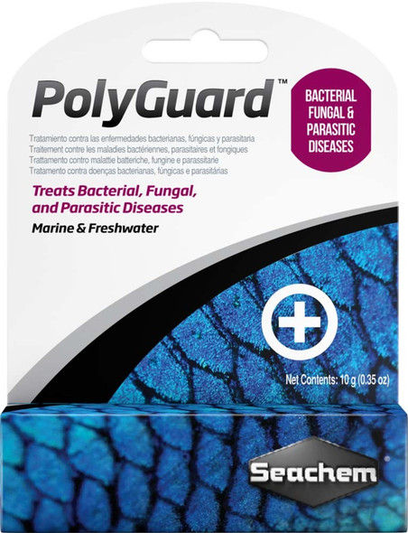 Seachem Laboratories PolyGuard Bacterial, Fungal and Parasitic Diseases Treatment - 0.4 oz