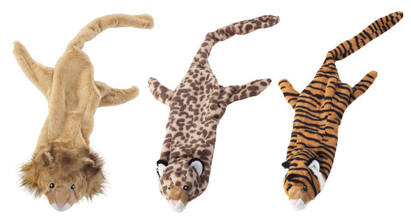 Skinneeez Jungle Series Dog Toy Jungle Cat - Assorted - Mini