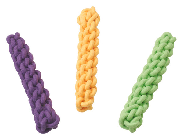 Spot Knot-Ical Stick Dog Toy - Assorted - 10 in