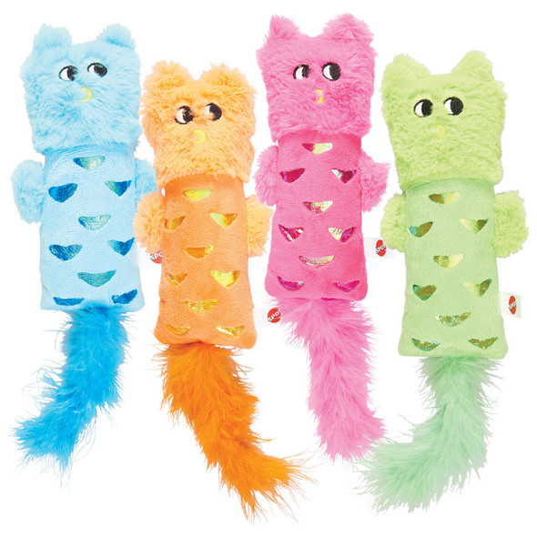 Spot Hug N Kick Shimmer Glimmer Cat Toy - Assorted