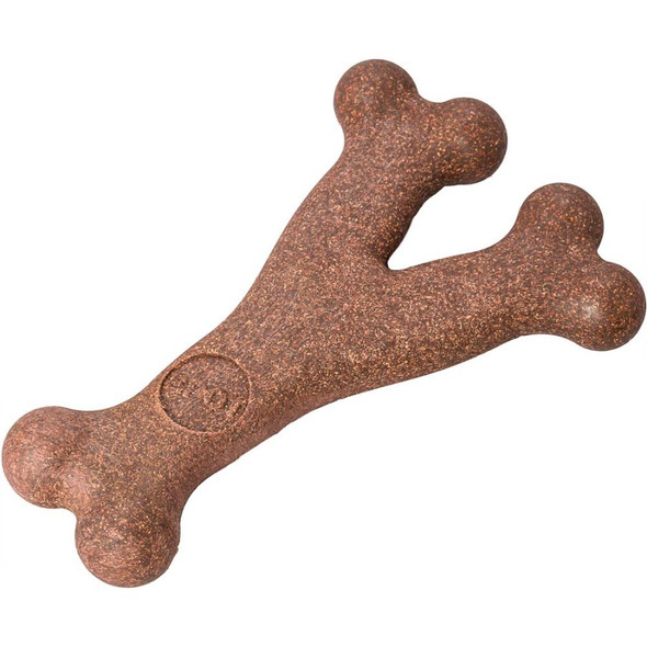 Bam-Bone Wish Bone Bacon Dog Toy - 7 in