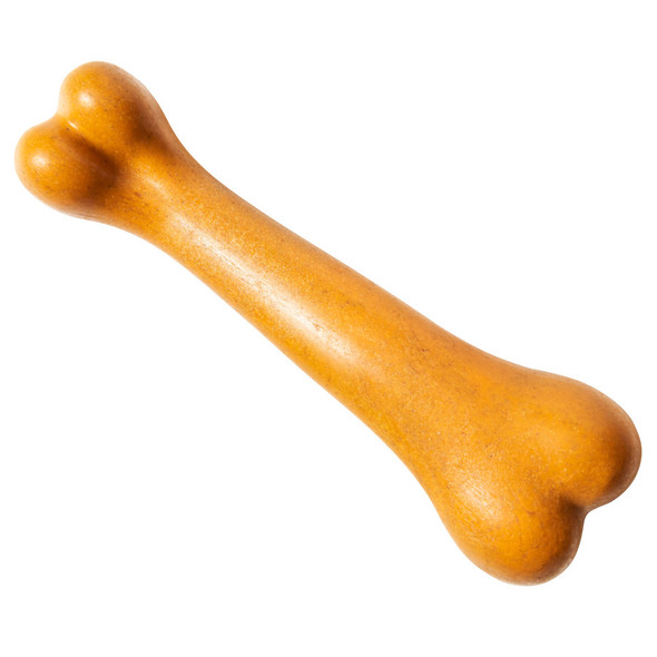 Bam-Bone Plus Dog Chew Toy - Dino Bone - 7.25 in